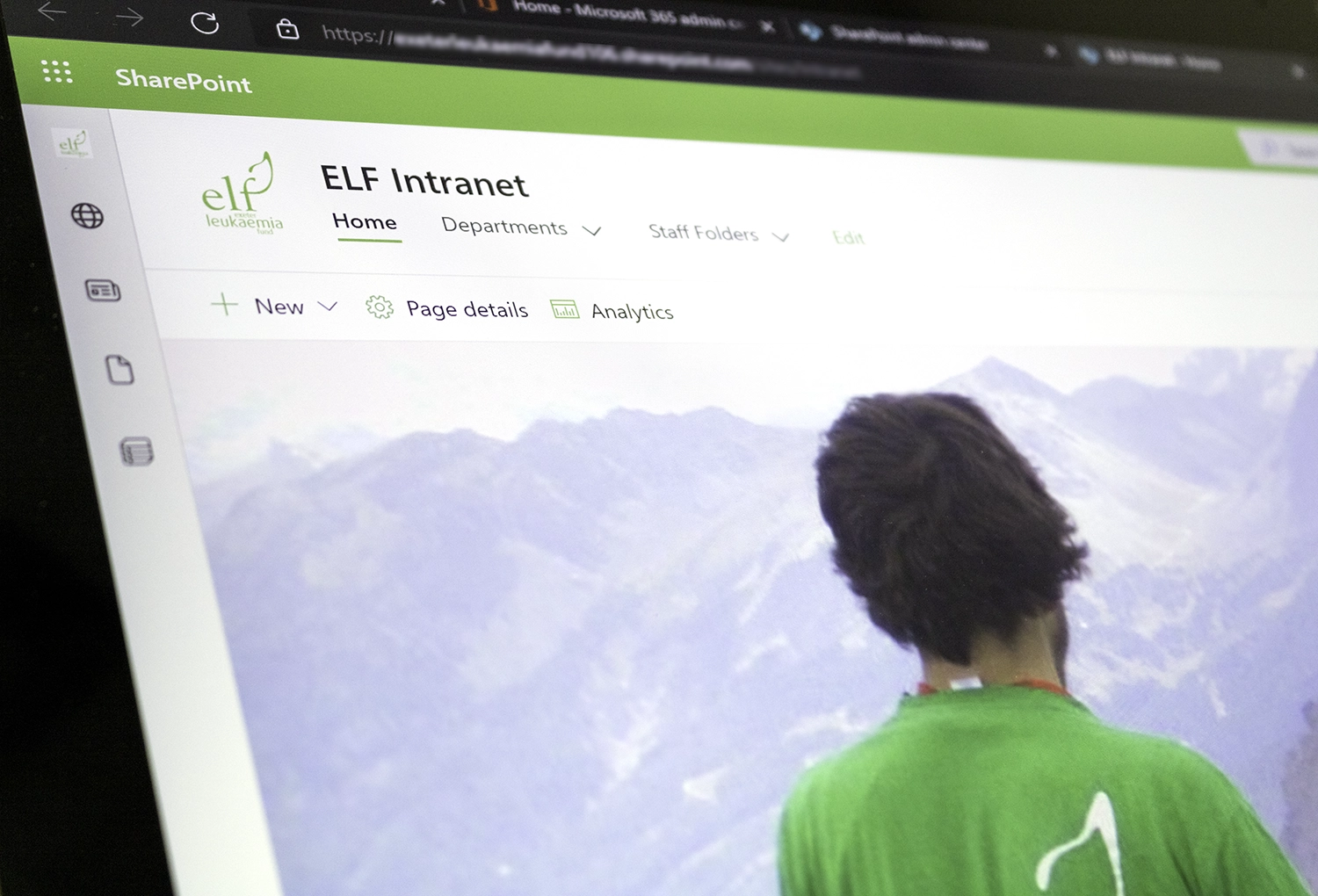 Image of ELF SharePoint site