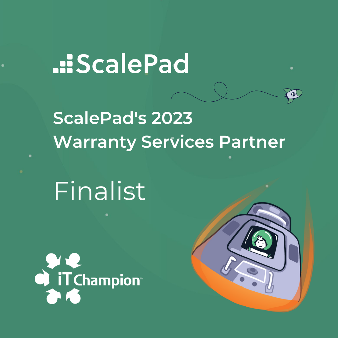 ScalePad Warranty Services Partner of the year 2023